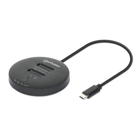 Docking Station Dual-Bay M.2 NVMe Clone SSD