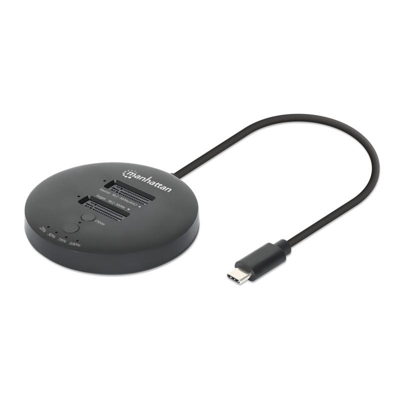 Docking Station Dual-Bay M.2 NVMe Clone SSD