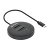 Docking Station Dual-Bay M.2 NVMe Clone SSD
