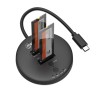 Docking Station Dual-Bay M.2 NVMe Clone SSD