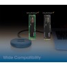 Docking Station Dual-Bay M.2 NVMe Clone SSD