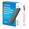 Switch Multiviewer HDMI 4K@30Hz 4x1 Nero