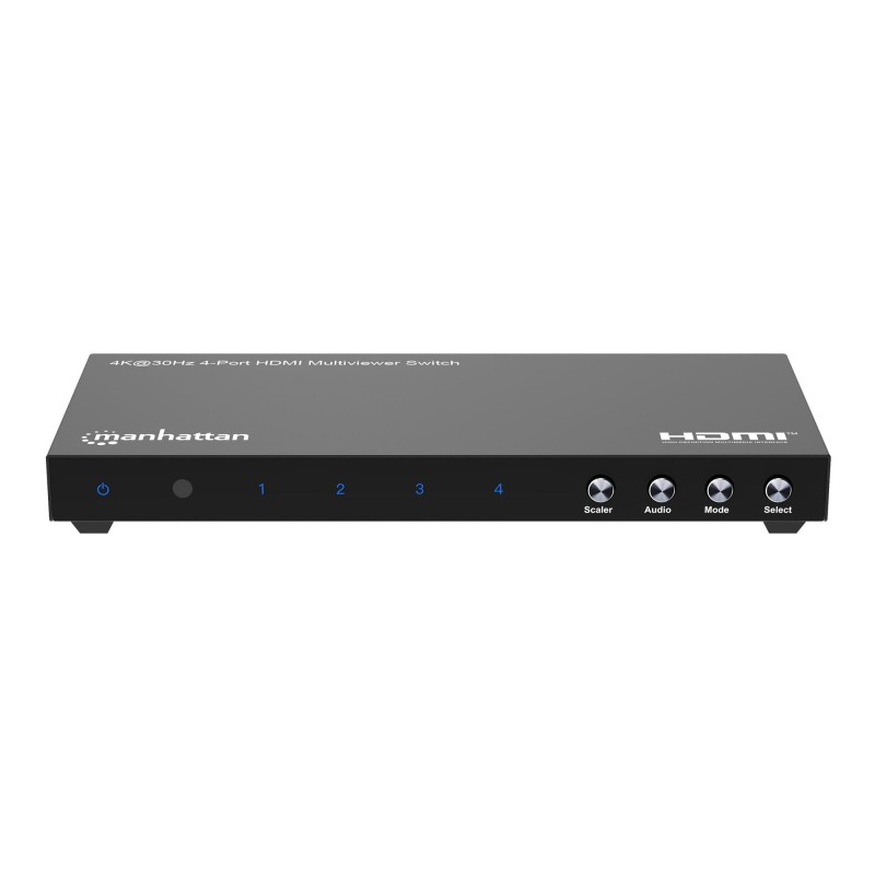 Switch Multiviewer HDMI 4K@30Hz 4x1 Nero