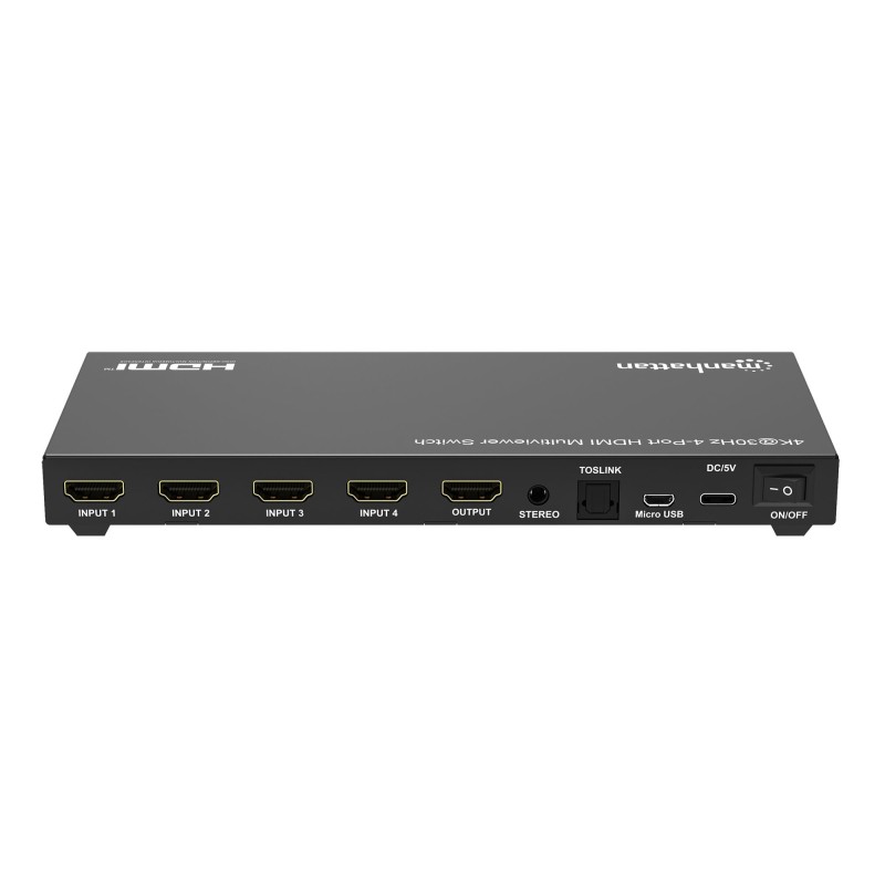 Switch Multiviewer HDMI 4K@30Hz 4x1 Nero