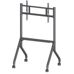 Supporto a carrello da Pavimento per monitor 55-86'' Nero 80kg