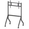 Supporto a carrello da Pavimento per monitor 55-86'' Nero 80kg