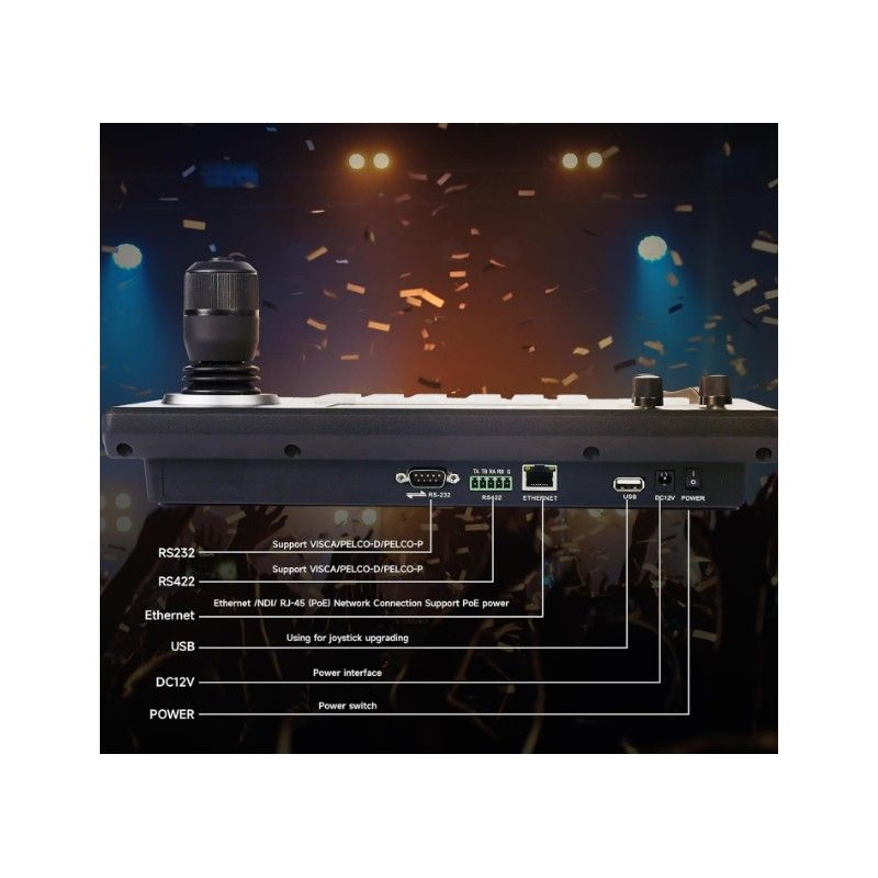 Regia controller telecamere PTZ NDI (licenza inclusa)