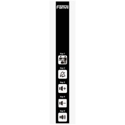 Etichetta personalizzata per telefono hotel Fanvil H4 - H4W