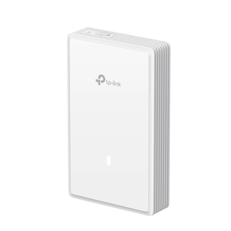 TP-Link - EAP725-Wall - Omada BE3600 Wall-Plate Dual-Band Wi-Fi 7 Access Point, Uplink: 1× 2.5G RJ45 Port- Downlink: 1× 2.5G 
