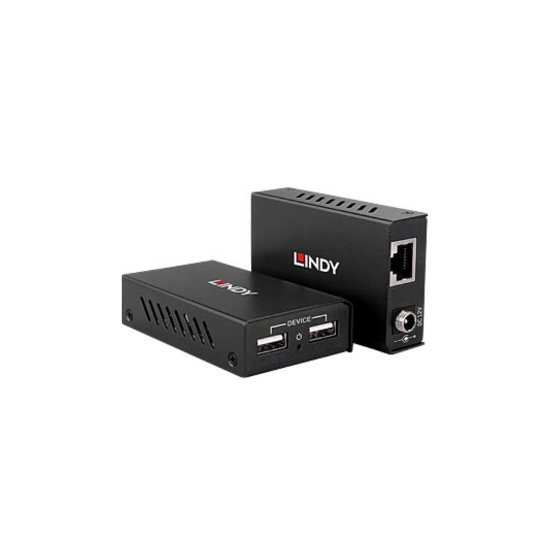 LINDY  Extender USB 2.0 Cat.6 2 Porte 100m