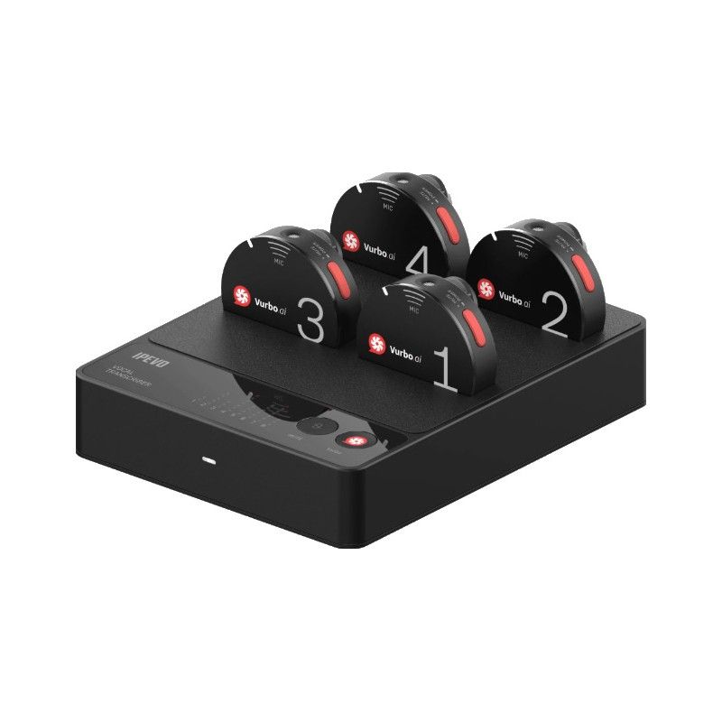 Ipevo Vocal Transcriber con 4 microfoni con trascrizione - Vurbo AI