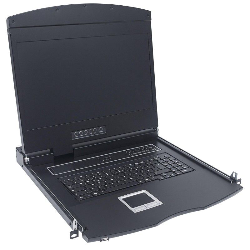 Console KVM Switch con LCD 17'' da Rack 19''