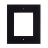 2N Verso e Access Unit Nero - Cornice per incasso, per 1 modulo