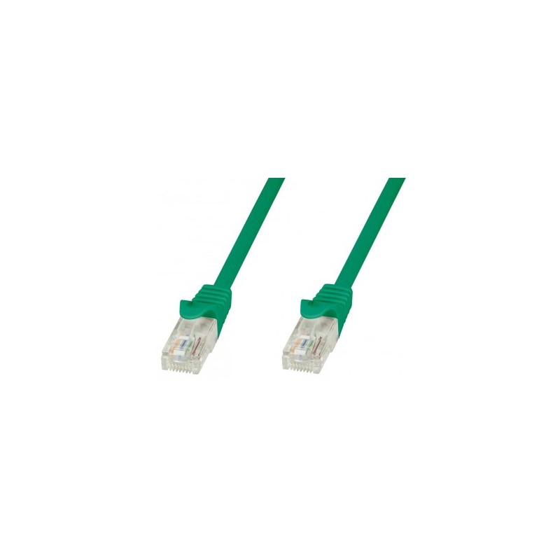 Cavo di rete Patch in CCA Cat.5E Verde UTP 10m