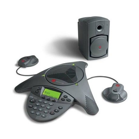 Polycom VTX 1000 EX con microfoni e subwoofer