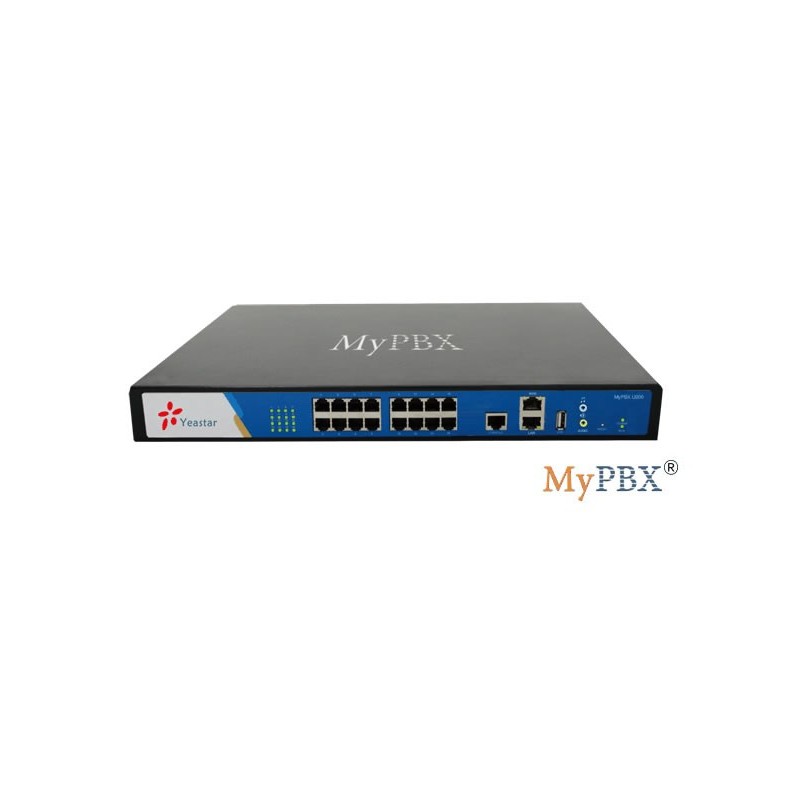 Yeastar Mypbx U100 da rack 19" 25 canali 