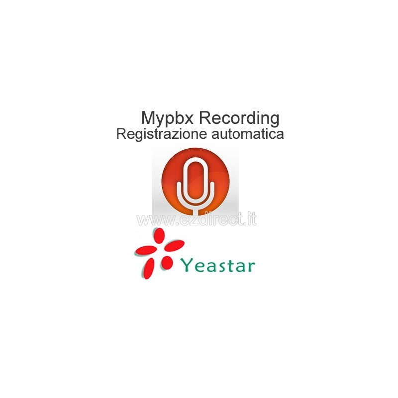 Yeastar licenza registrazione programmata Mypbx U200