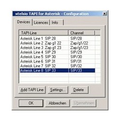 Xtelsio Tapi Driver Asterisk 1-9 (10-90)