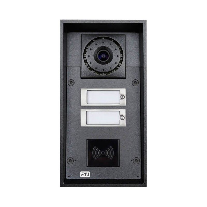 2N HELIOS VoIP Force 2 tasti telecamera card reader, 10W