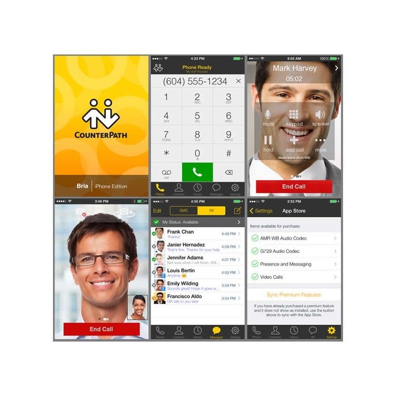 Bria Softphone VoIP iPhone Edition