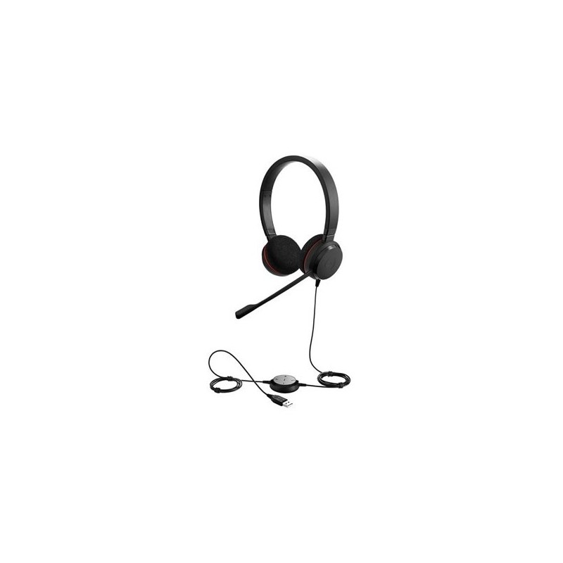 Jabra Evolve 20 UC stereo cuffia USB Ms Lync