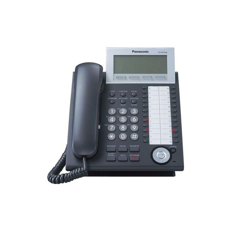 Telefono IP Panasonic KX-NT346 nero ricondizionato