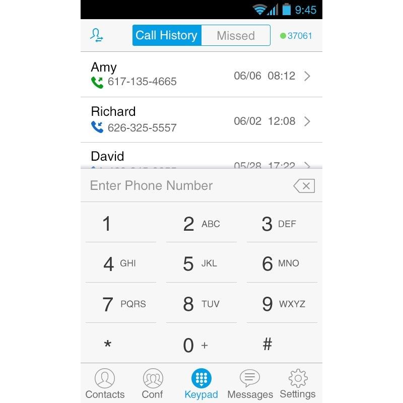 Grandstream Wave softphone per Android