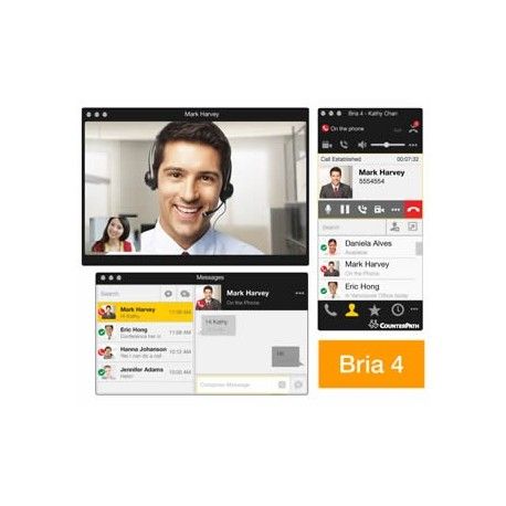 Bria 4 softphone desktop client Windows