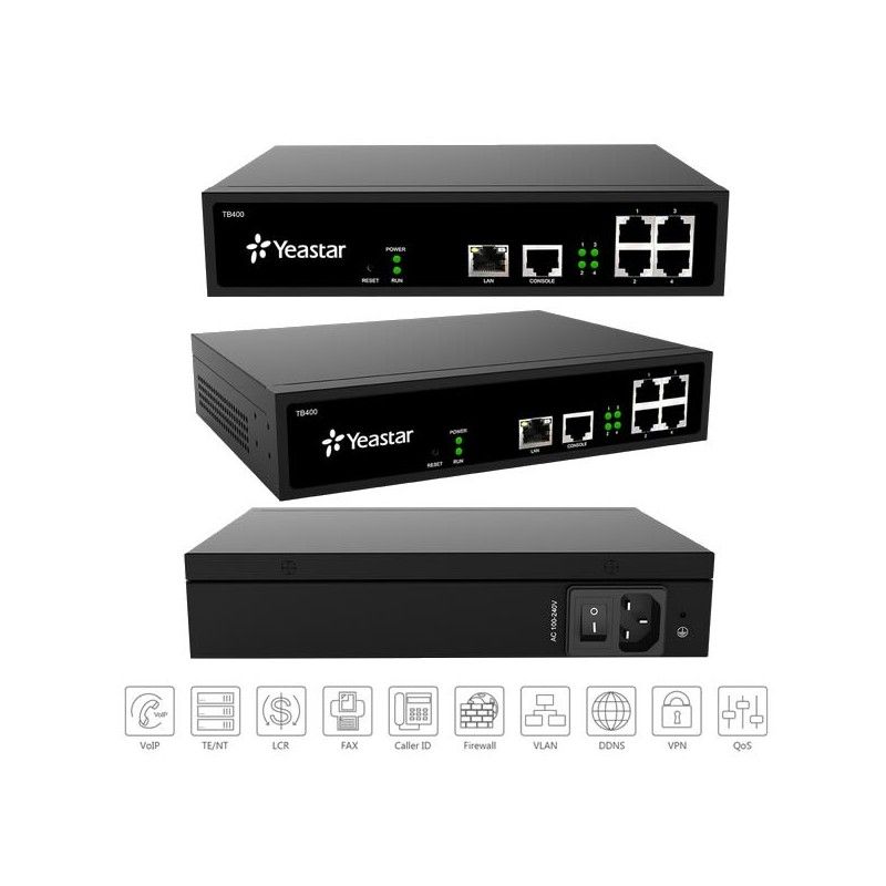 Yeastar Neogate TB200 gateway VoIP 2 ISDN