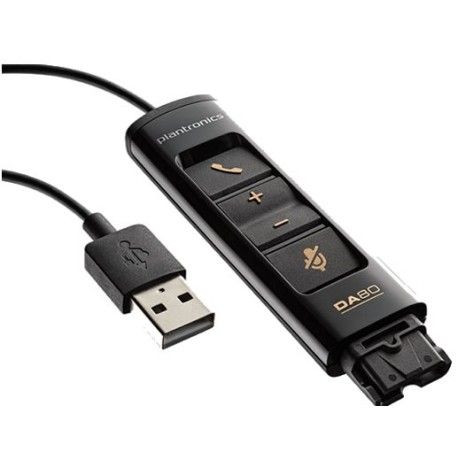 Plantronics DA45 Adattatore QD-USB con controlli in linea UC+