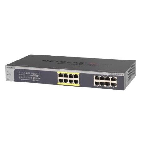 Netgear GS516PE-100EUS switch 16 porte GB 8 PoE