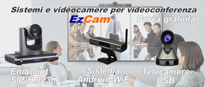 Videoconferenza per sala riunioni
