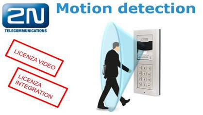 2n citofono con motion detection