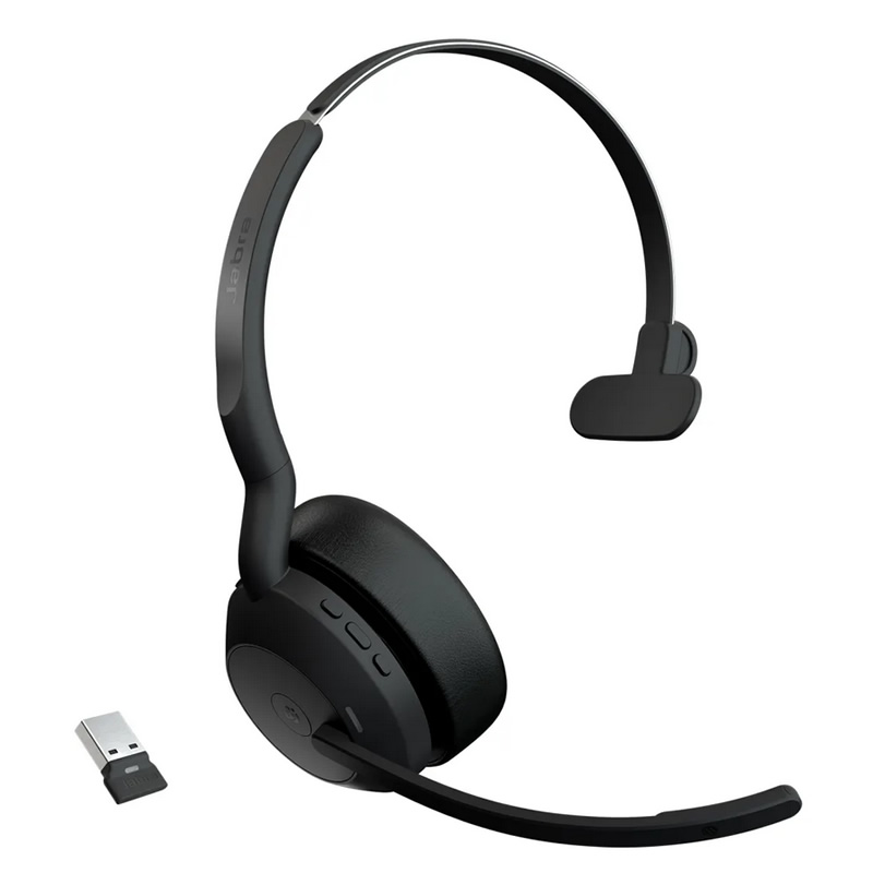 Jabra evolve2 55 mono cuffia usb bluetooth
