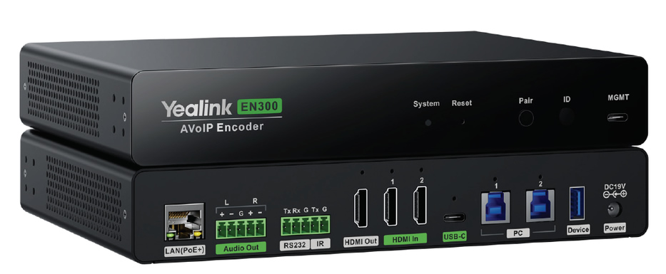Impianto audio su ip encoder en300 dante