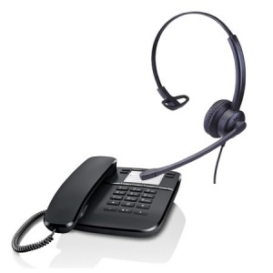 LEDLUX Cuffia Monoaurale RJ9 Microfono Auricolare Professionale Per Te -  A2Z WORLD SRL - A2Z WORLD SRL