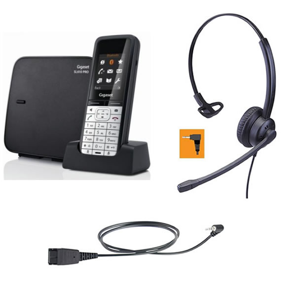 Telefono cordless con cuffia