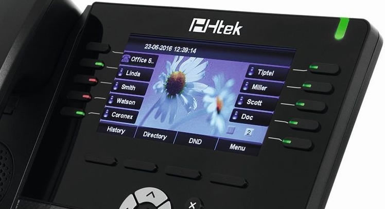 telefono IP Htek uc926 Htek uc926 display a colori