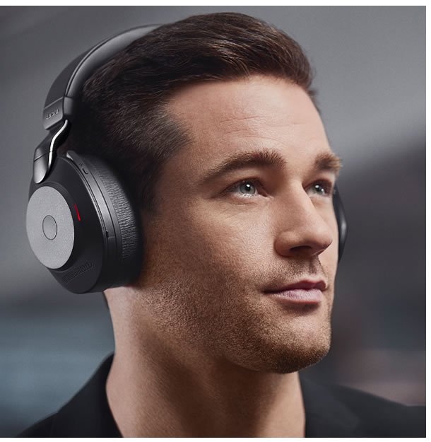 Cuffia multi connessione wireless jabra evolve2 85