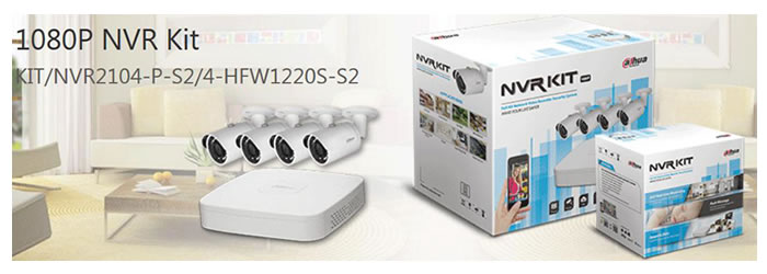 Dahua kit videosorveglianza IP 2Mp