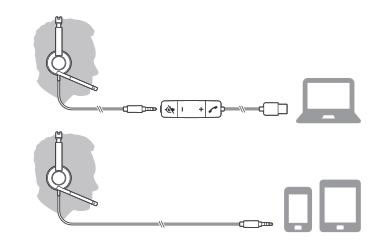 plantronics blackwire 5220 USB-C collegamento