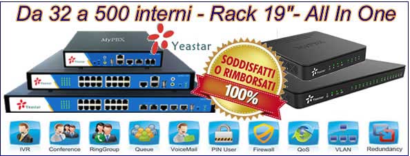 Centralini IP soddisfatto o rimborsato Soddisfatto o rimborsato per centralini