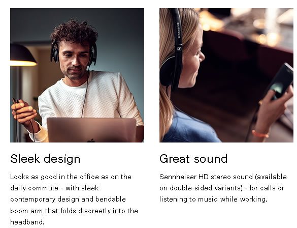 Cuffie sennheiser sc 165 USB-C stereo Cuffia sennheiser Sc 165