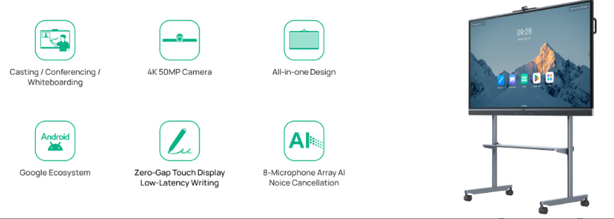 Schermo touch Google edla per videoconferenza