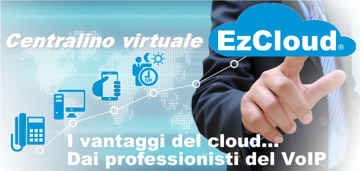 Centralino virtuale ezcloud vantaggi