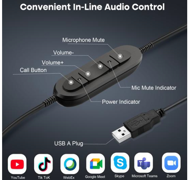 Cuffia USB wideband m890UC