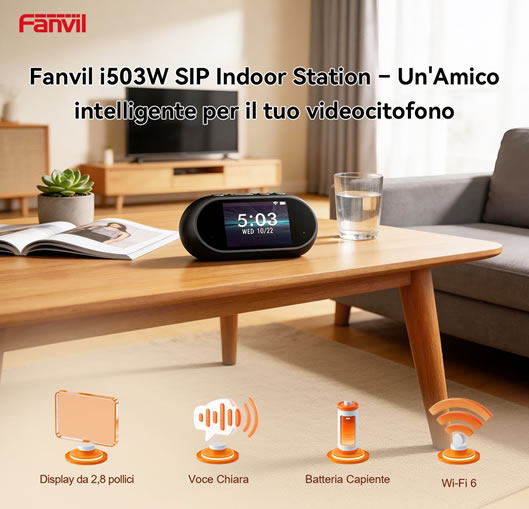display wireless per citofoni fanvil i503w