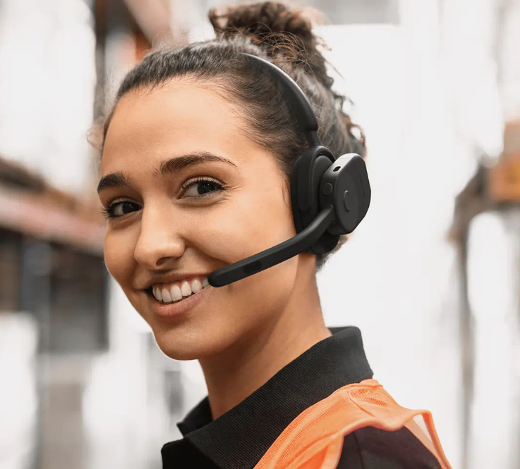 Jabra peerform 75 cuffia bluetooth resistente ip65