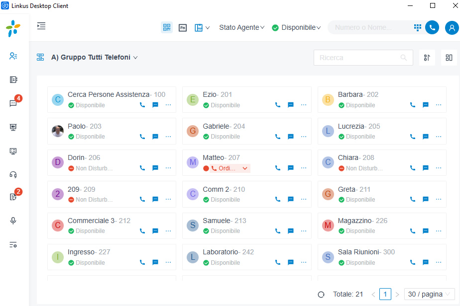 softclient linkus PC web per P520 P550 P560 software e cloud