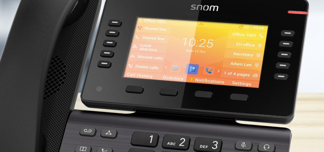 Snom D892M con cornetta bluetooth e dect